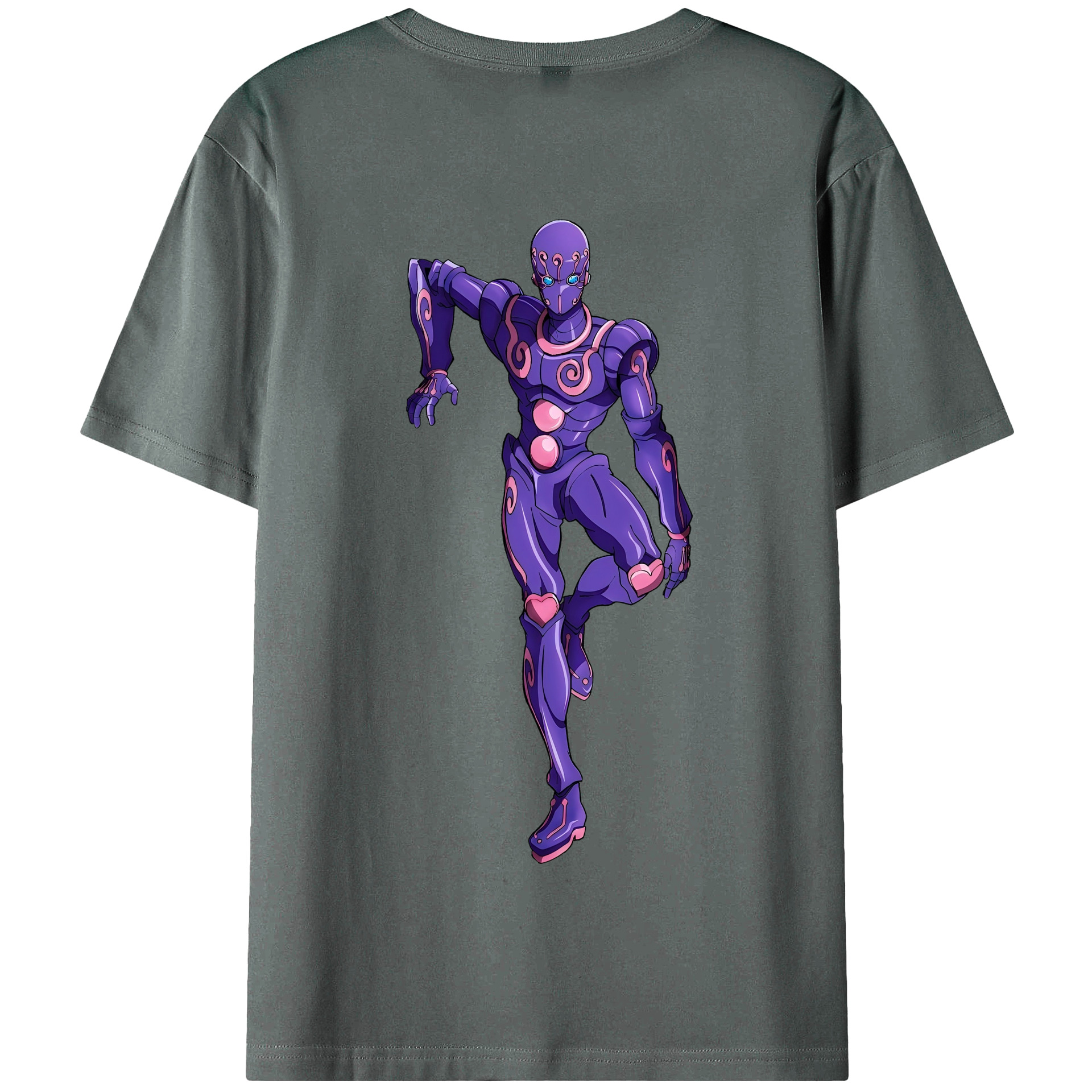 （画像用） ジョジョの奇妙な冒険 JoJo's Bizarre Adventure 綿100％半袖Tシャツ（背面プリント）